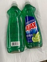 Ajax Ultra Liquid Dish Soap Vinegar + Lime 12.4fl Oz 2 Ct