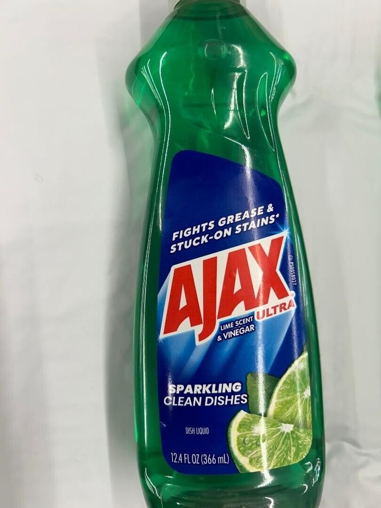 Ajax Ultra Liquid Dish Soap Vinegar + Lime 12.4fl Oz 2 Ct