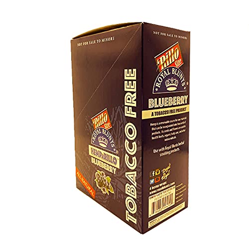 Royal Hemparillo Blueberry - 15 Packs per Box 4 Wraps per Pack - (1 Count)