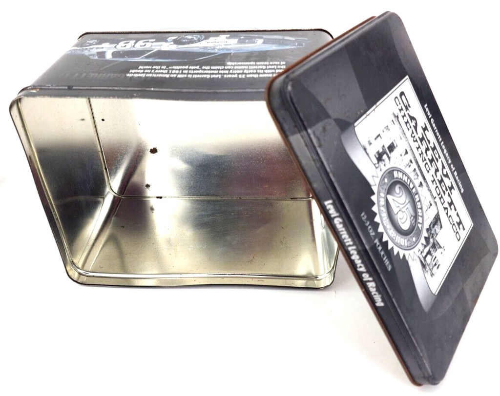2001 Levi Garret Tobacco Tin  25h Anniversary Racing