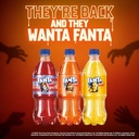 Fanta, Fruit Punch Caffeine Free Soda Soft Drink, Chucky's Punch Halloween Edition, 20 Oz