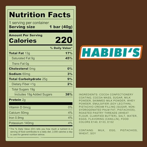 HABIBI'S DUBAI CHOCOLATE 24/1.41OZ