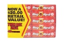 BIG RED TWIN PK 40CT/5STK