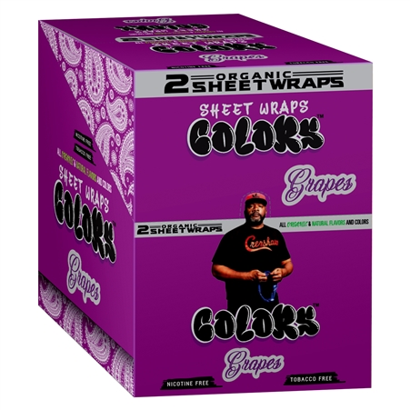 Colors Sheet Wrap Grapes 25 ct. 2 pk.
