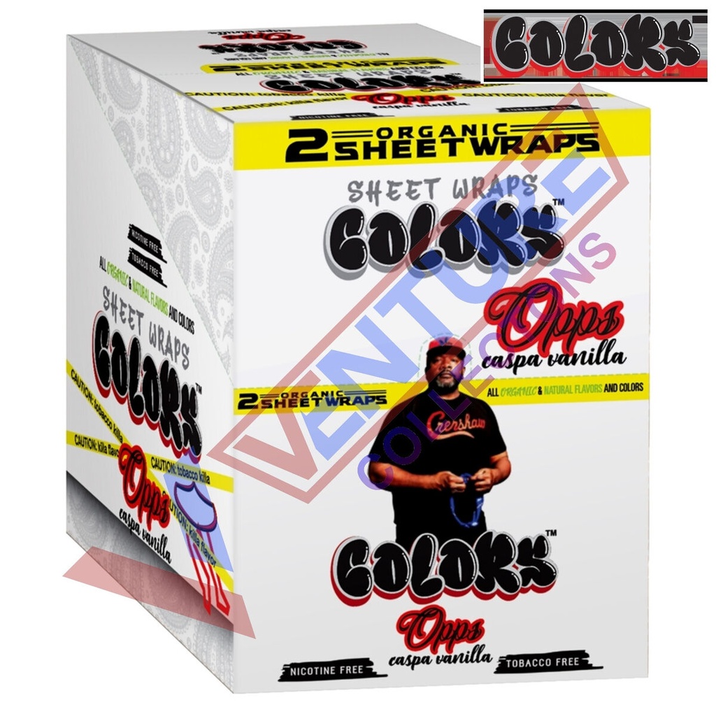 Colors Sheet Wrap Opps Caspa Vanilla 25 ct. 2 pk.