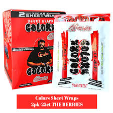 Colors Sheet Wrap Berries 25 ct. 2 pk.