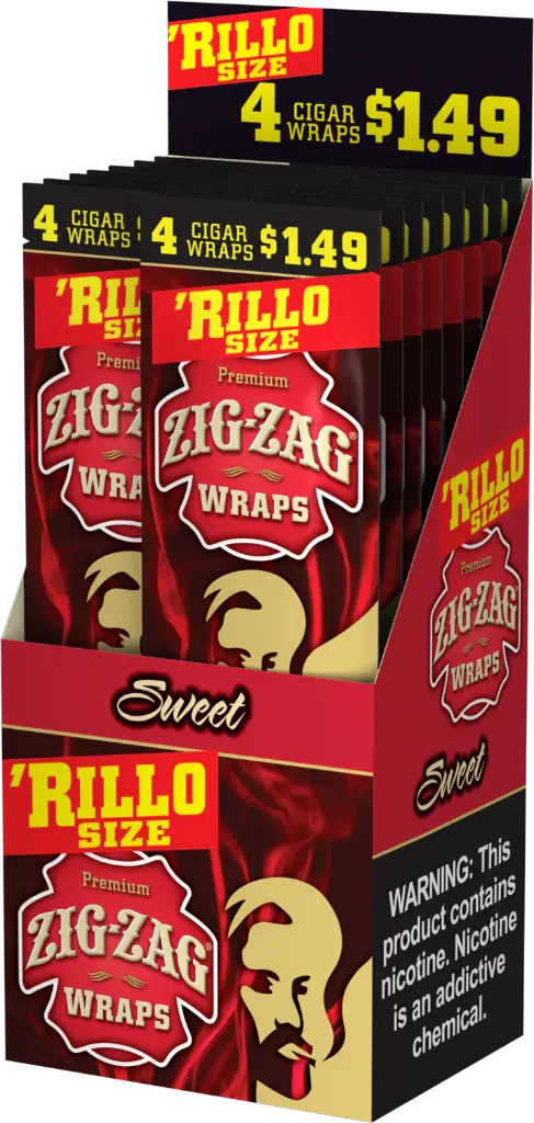 Zig-Zag Sweet Cigar Wraps 4/1.49