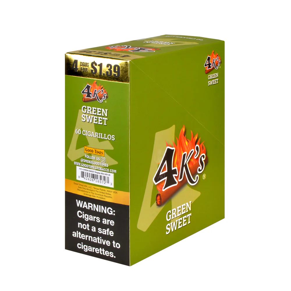[842426165716] 4K Cigar Green Sweet 4/1.39 15 ct.