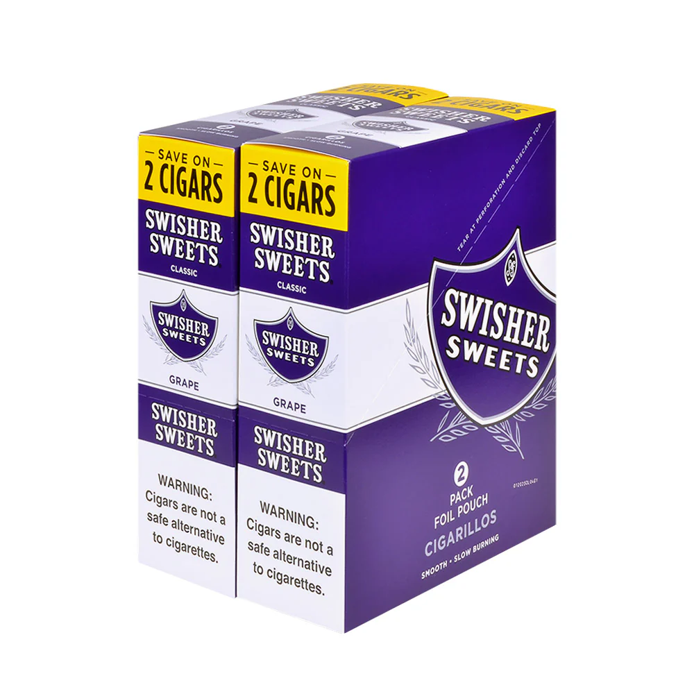 SWISHER SWEETS GRAPE 2PC/30CT