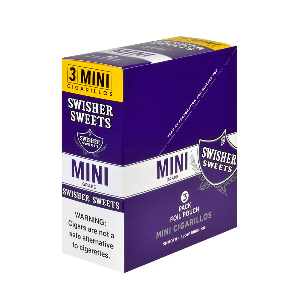[025900240813] SWISHER MINI GRAPE 15/3PK