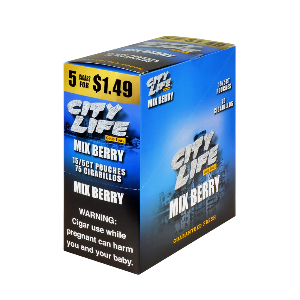 CITY LIFE MIX BERRY $1.49 15/5PK