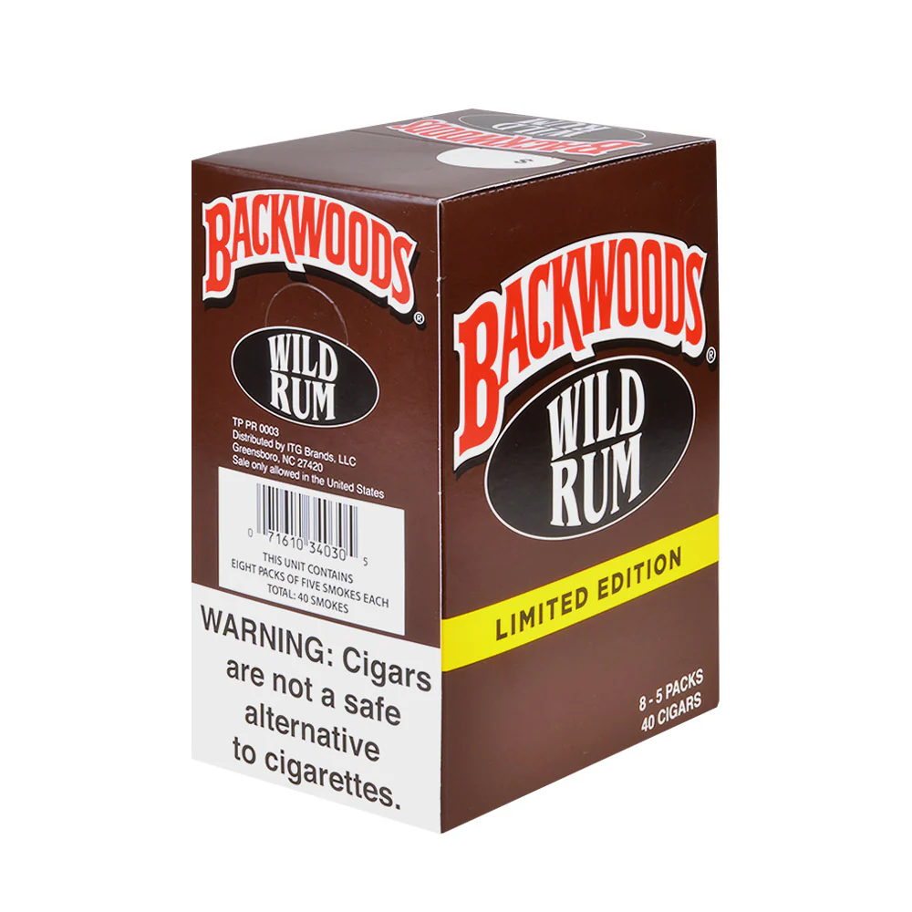 BACKWOODS WILD RUM 5/8PK