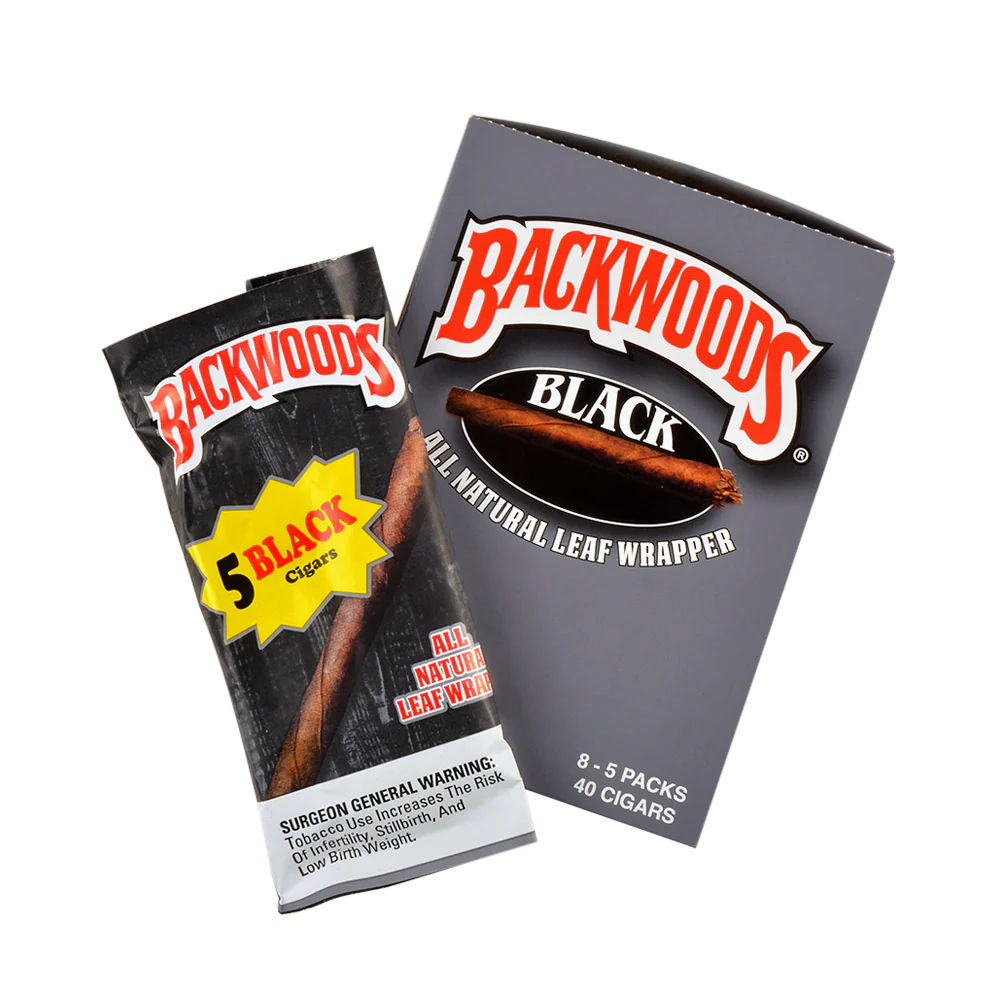 [071610203457] BACKWOODS BLACK 5/8PK 