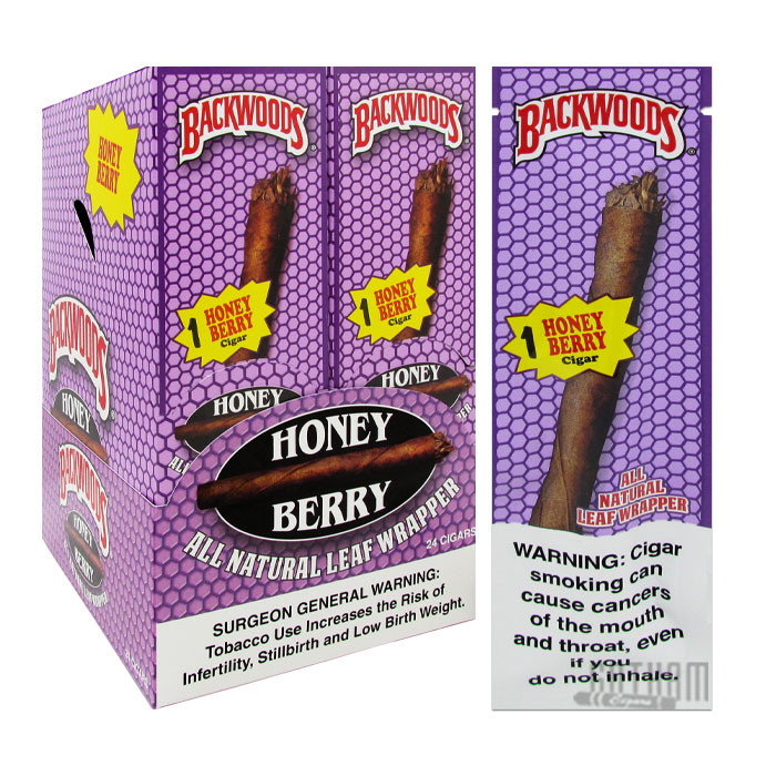 [071610302037] BACKWOOD 24/1PK HONEY BERRY 