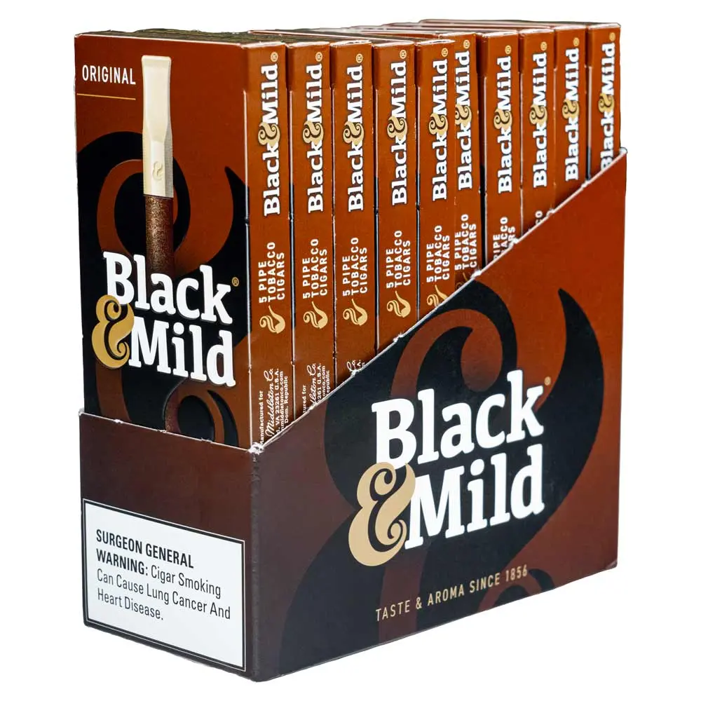 Black & Mild Original Plastic Tip Cigars 5/10 ct. 