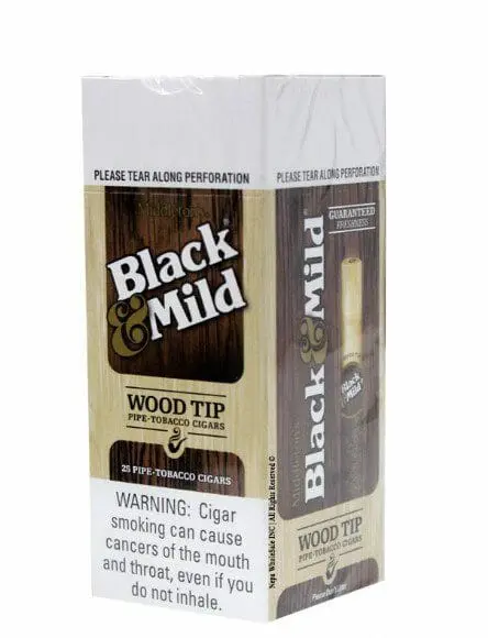 BLACK&MLD UPRT WOOD TIP 25CT