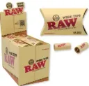 RAW PRE-ROLLED WIDE TIPS 20/20CT