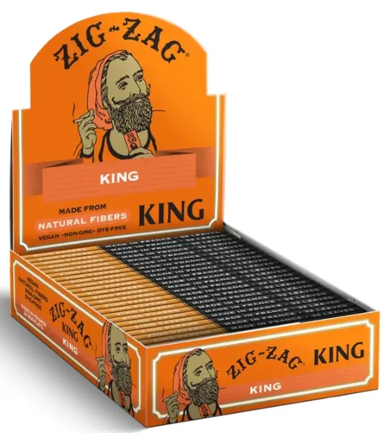 Zig-Zag Paper King Black 24 ct. 