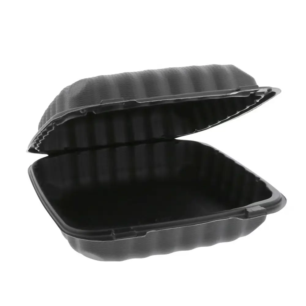 [00806795029062] First Mark Large Hinged Containers 2/100 ct. (Black)