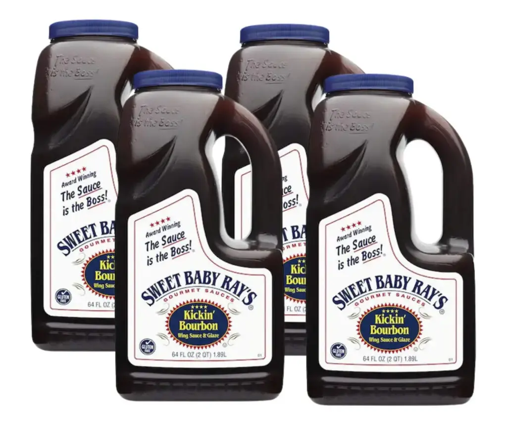 [01100134095163761124091710261] Kickin Bourbon Wing Sauce .5G/4ct.