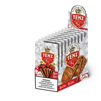 TENZ LEAF RUSSIAN CREAM 10/8PK