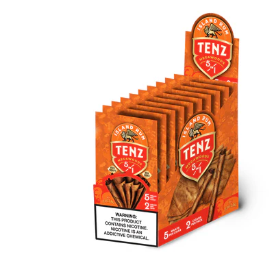 TENZ LEAF ISLAND RUM10/8PK