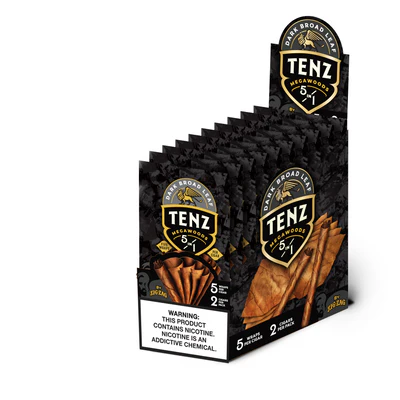 TENZ LEAF DARK BROAD 10/8PK