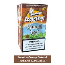 LOOSELEAF NATURAL LEAF 20/2PK