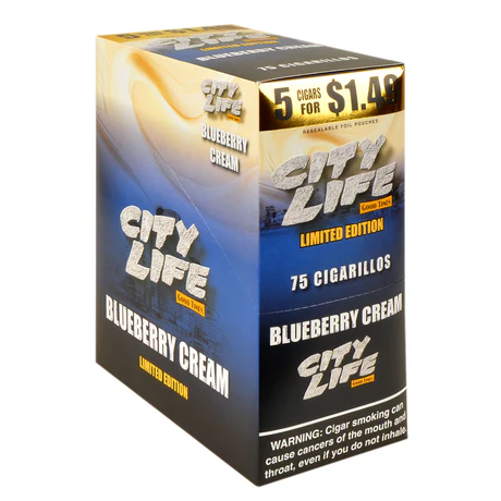CITY LIFE BLUEBERRY CREAM$1.49 15/5PK