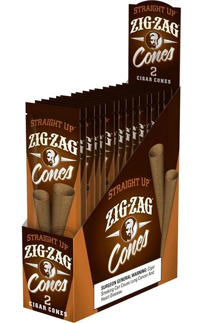 ZIG ZAG CONES STRAIGHT 15/2PK