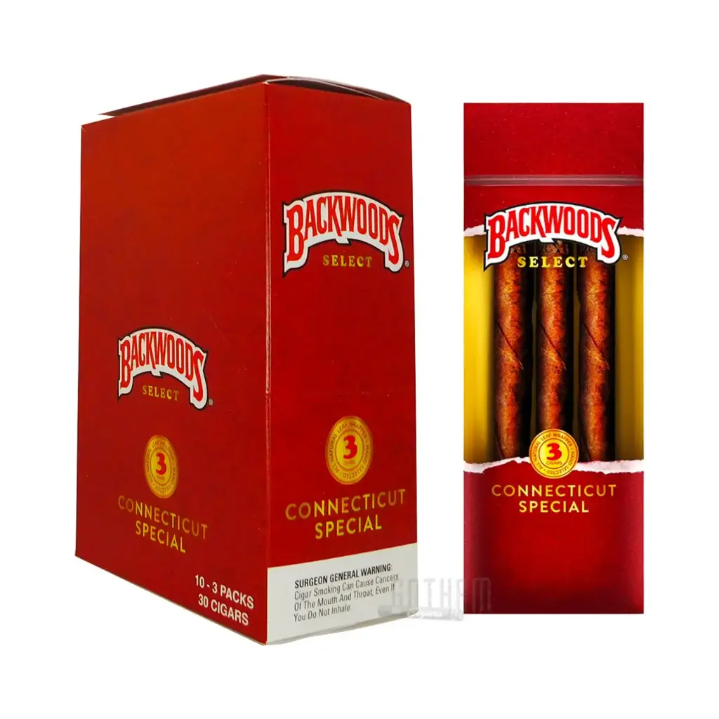 [071610340916] BACKWOOD SELECT 10/3PK CONNECTICUT SPECIAL