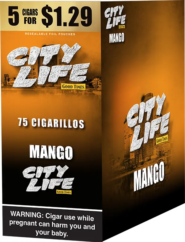 CITY LIFE MANGO ($1.29) 15/5PK