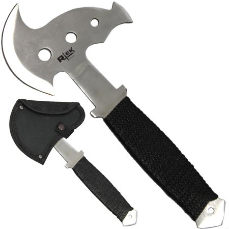Throwing Axe 10" with Nylon Sheath Black/Polish