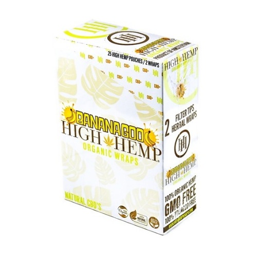 HIGH HEMP BANANAGOO WRAPS 25CT/2PK