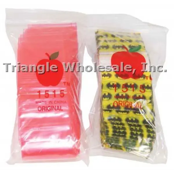 Zip Bags (10 Bags of 100ct) - 1.0" x .34" Colored