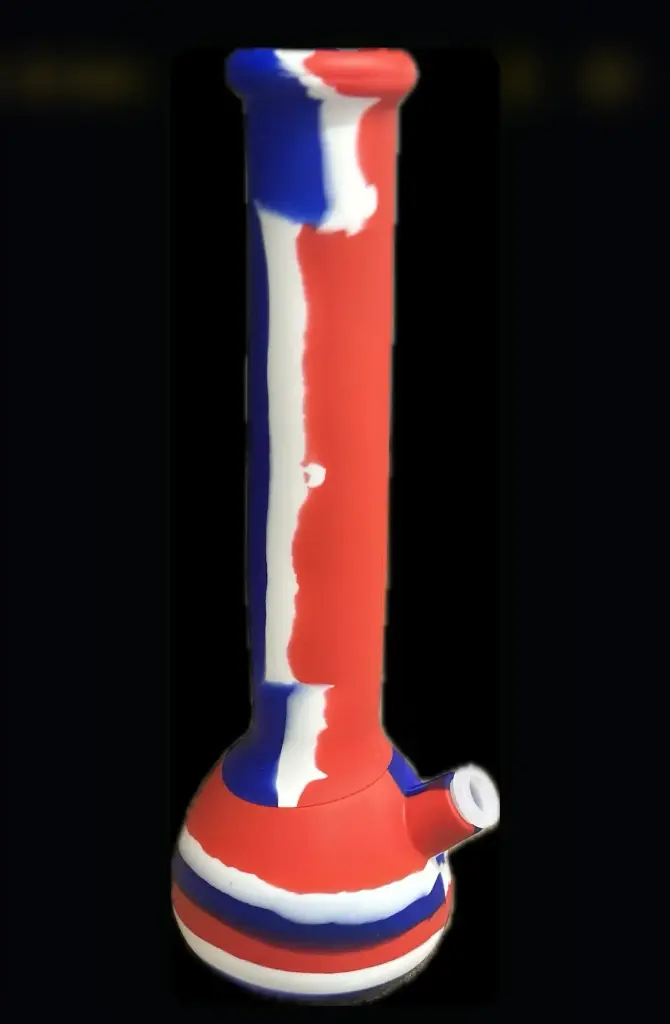 14" Silicone Water Pipe - Assorted Colors