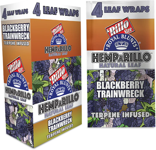 HEMPARILLO 4/25 LEAF WRAP BLACKBERRY TRAINWRECK