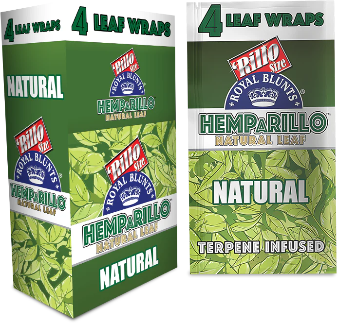 HEMPARILLO 4/25 LEAF WRAP NATURAL