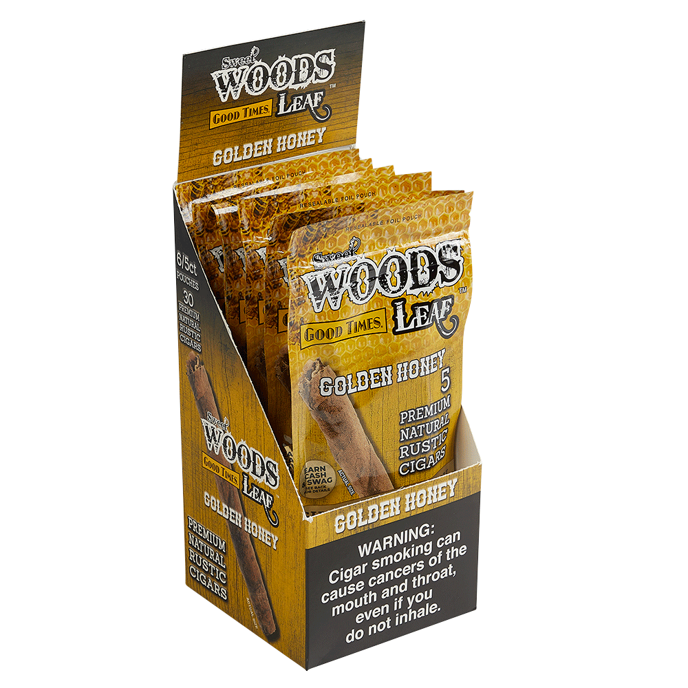 WOODS LEAF GOLDEN HONEY 5/6PK