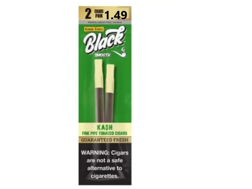 BLACK SMOOTH 2/1.49 KASH 15CT