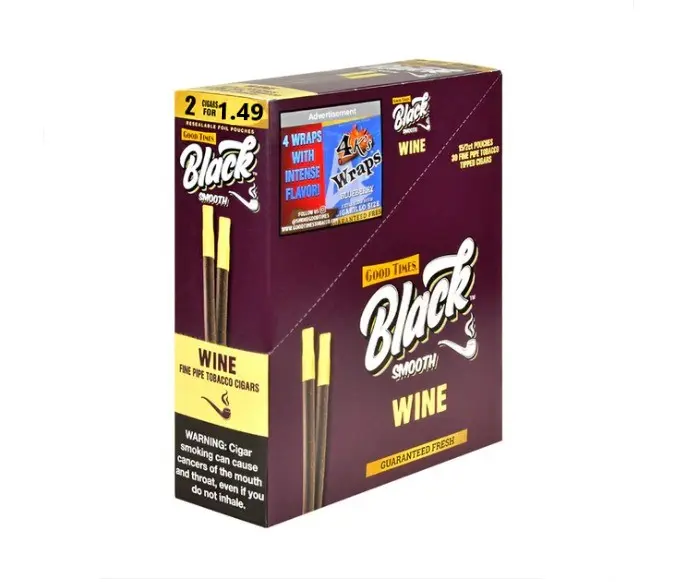 BLACK SMOOTH 2/$1.49 WINE 15CT 