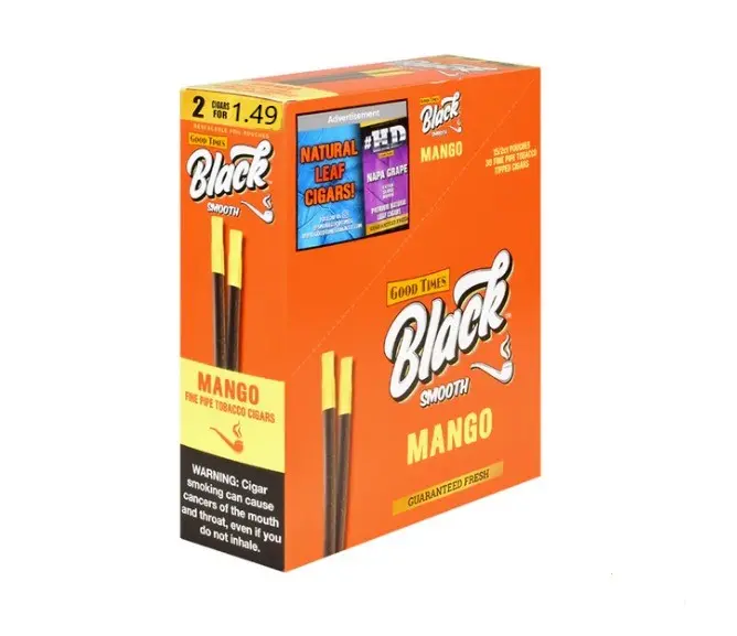 BLACK SMOOTH 2/$1.49 MANGO 15CT