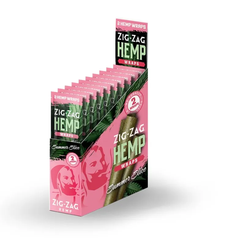 ZIG ZAG HEMP WRAP SUMMER SLICE 2/.99 25CT