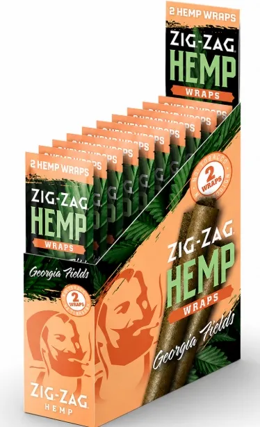 ZIG ZAG HEMP WRAP GEORGIA FIELDS 2/.99 25CT