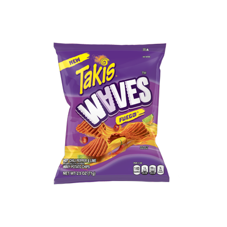 Takis Fuego Waves Hot Chili Pepper & Lime Flavored 20pk