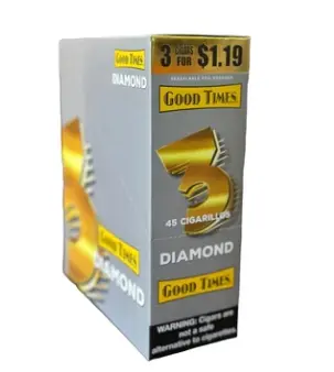 GOOD TIMES MINI CIGARILLOS 3/1.19 DIAMOND 15CT.