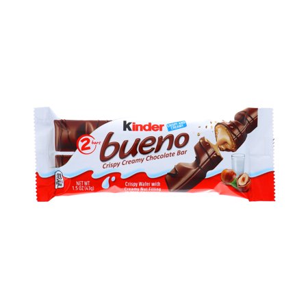 Kinder Bueno Crispy Creamy Chocolate Bar, 20CT