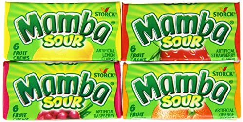 Mamba Sour Fruit Chews 48CT 