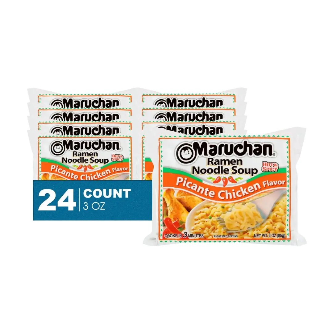 Maruchan Picante Chicken 8 oz, 24 pk