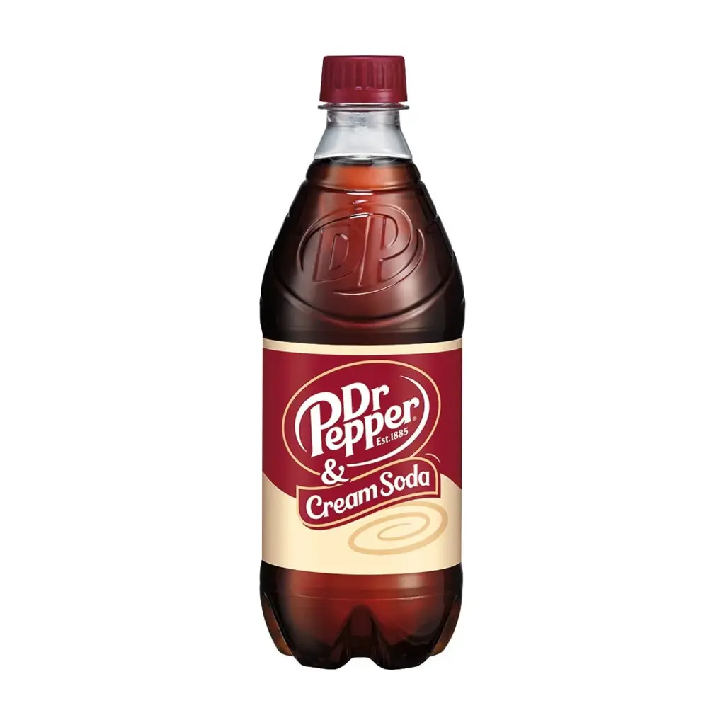 Dr Pepper Cream Soda 20 oz, 24 pk.